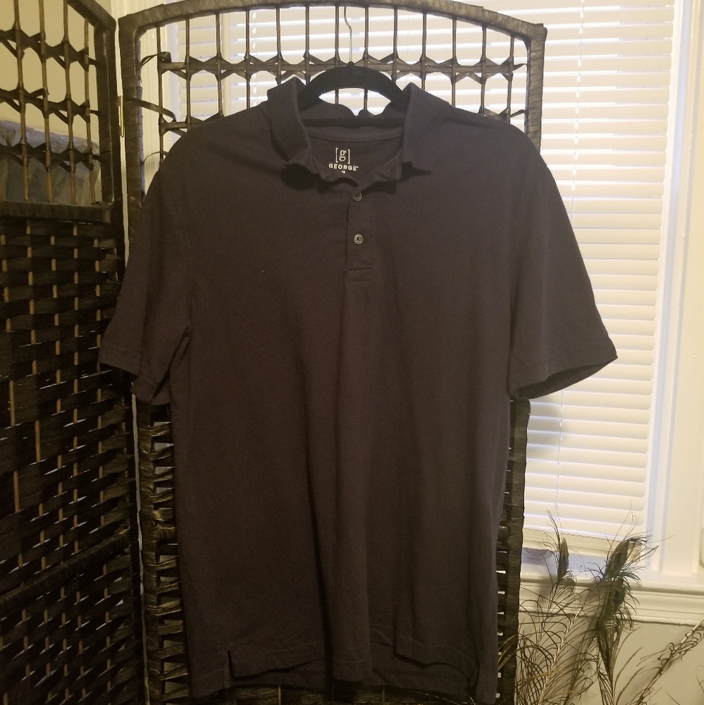 Navy Blue Polo Shirt. Size Men's Medium